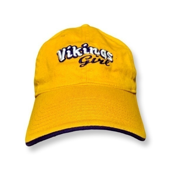 ⛄️NFL Reebok MN Vikings Football 🏈 Team Colors Adjustable Cap - Picture 1 of 14